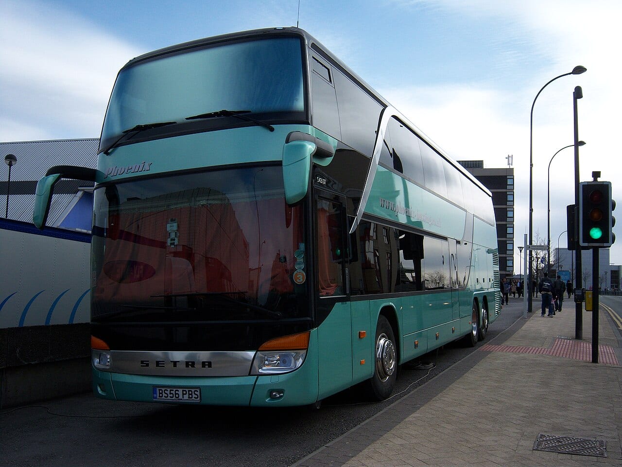 Setra double-decker executive coach for long-distance UK coach hire